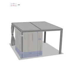 Rideaux Pour Pergola Bioclimatique Majaé 5 Rideaux Pour Pergola Bioclimatique Majaé -Maison du jardin Magasin 00W079419C