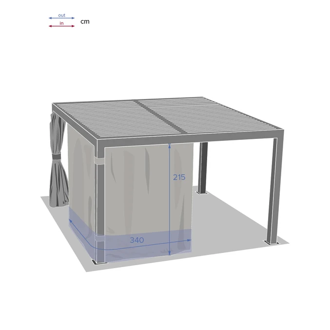Rideaux Pour Pergola Bioclimatique Majaé 3 Rideaux Pour Pergola Bioclimatique Majaé – Image 3