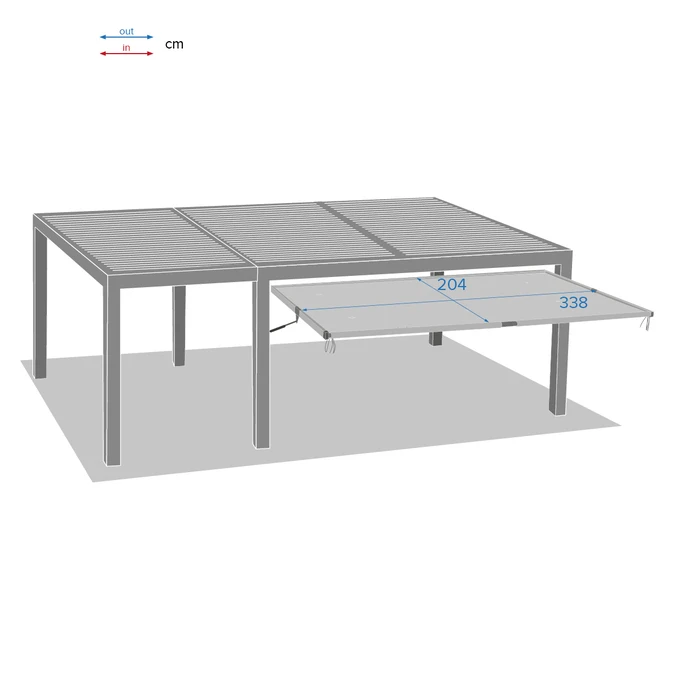 Auvent Grand Modèle Pour Pergola Bioclimatique Majaé 4 Auvent Grand Modèle Pour Pergola Bioclimatique Majaé – Image 4