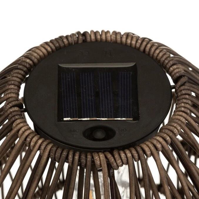 ATMOSPHERA Lampe D'extérieur Solaire Ovale Beige 3 ATMOSPHERA Lampe D'extérieur Solaire Ovale Beige – Image 3