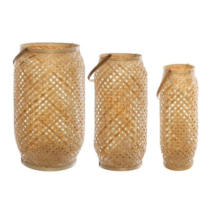 ATMOSPHERA Lot De 3 Lanternes Beige 2 ATMOSPHERA Lot De 3 Lanternes Beige – Image 2