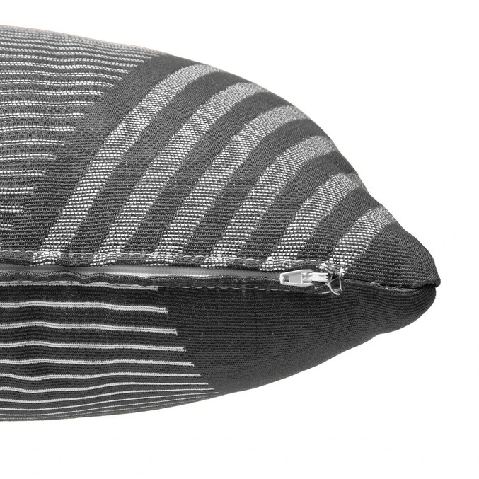 Coussin Déco D'extérieur Jacquard Ardoise 3 Coussin Déco D'extérieur Jacquard Ardoise – Image 3