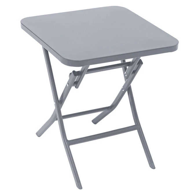 Table D'appoint De Jardin Carrée Greensboro Gris Quartz 2 Table D'appoint De Jardin Carrée Greensboro Gris Quartz – Image 2