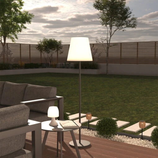 ATMOSPHERA Lampe Solaire D'extérieur Rony Blanc