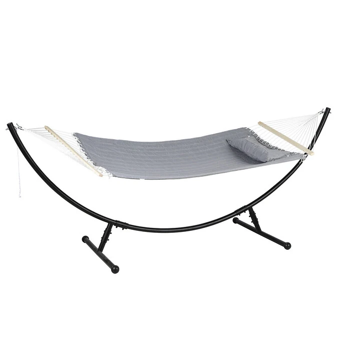 Toile De Hamac Matelassé Akio Gris Perle 2 Toile De Hamac Matelassé Akio Gris Perle – Image 2