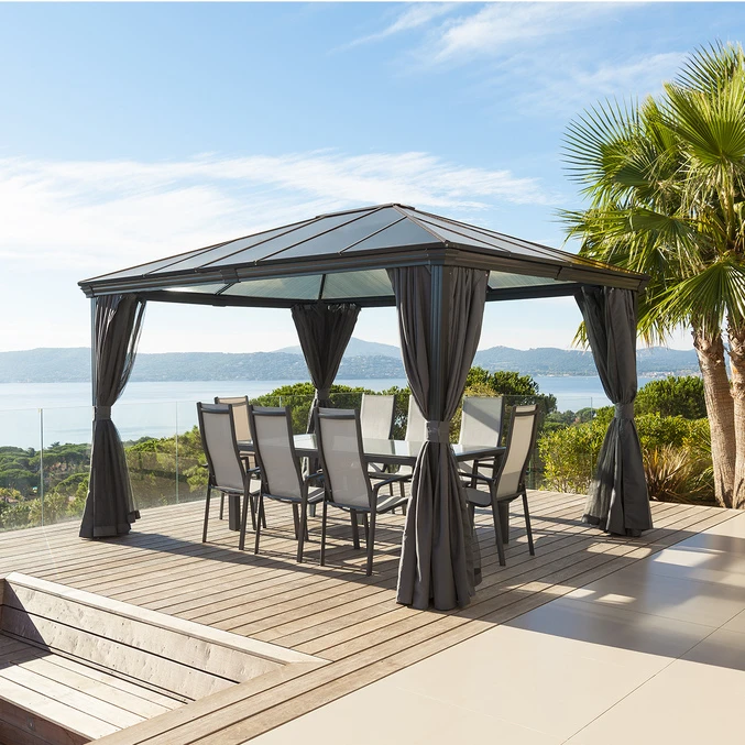 Pergola Belize Graphite 1 Pergola Belize Graphite