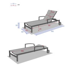 Transat Ocala Bleu Canard & Graphite 13 Transat Ocala Bleu Canard & Graphite -Maison du jardin Magasin 00W080038G