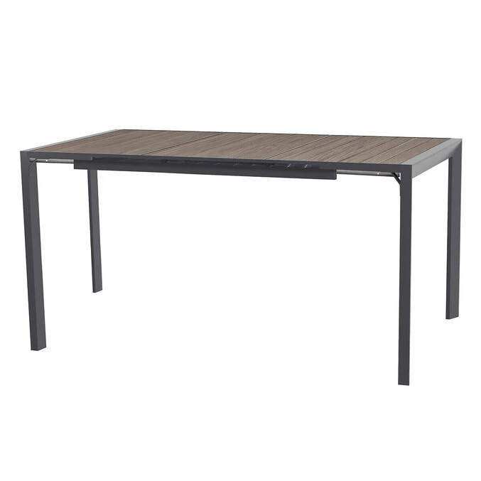 Table Haute Extensible De Jardin Évasion Seigle Effet Bois & Graphite 2 Table Haute Extensible De Jardin Évasion Seigle Effet Bois & Graphite – Image 2