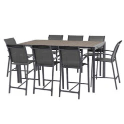 Table Haute Extensible De Jardin Évasion Seigle Effet Bois & Graphite 11 Table Haute Extensible De Jardin Évasion Seigle Effet Bois & Graphite -Maison du jardin Magasin 00W080041D