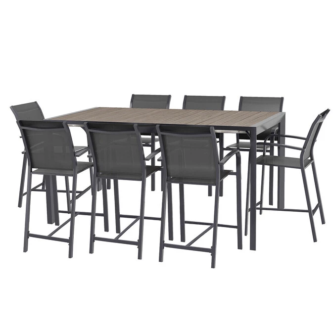 Table Haute Extensible De Jardin Évasion Seigle Effet Bois & Graphite 4 Table Haute Extensible De Jardin Évasion Seigle Effet Bois & Graphite – Image 4