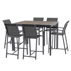 Table Haute Extensible De Jardin Évasion Seigle Effet Bois & Graphite 12 Table Haute Extensible De Jardin Évasion Seigle Effet Bois & Graphite -Maison du jardin Magasin 00W080041E