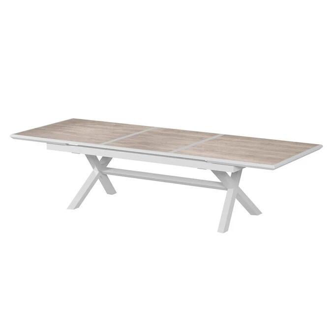 Table De Jardin Extensible Axiome Sépia Et Blanc 2 Table De Jardin Extensible Axiome Sépia Et Blanc – Image 2