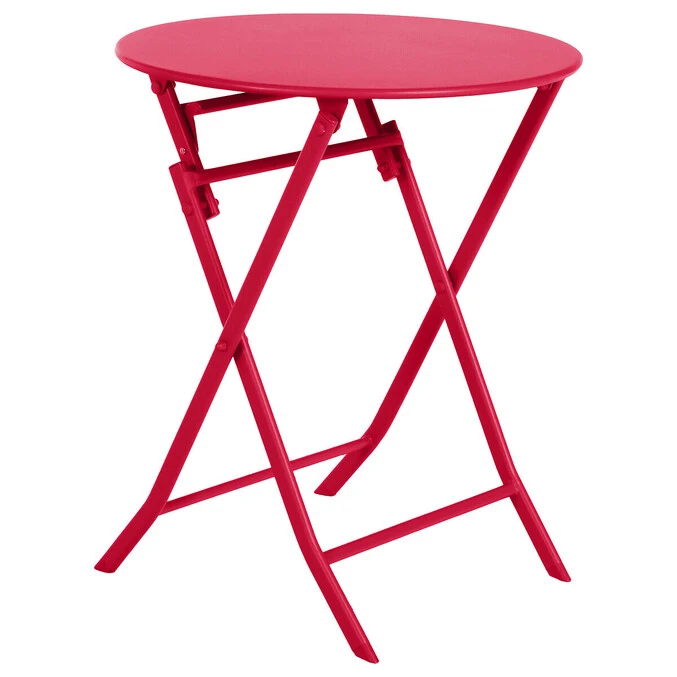 Table De Jardin Pliante Ronde Greensboro Grenade 2 Table De Jardin Pliante Ronde Greensboro Grenade – Image 2