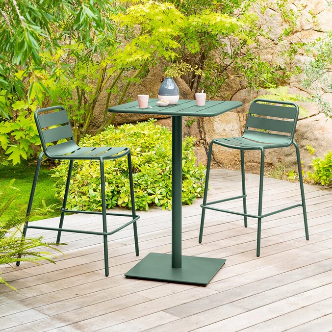 Table Haute De Jardin Phuket Vert Olive 1 Table Haute De Jardin Phuket Vert Olive