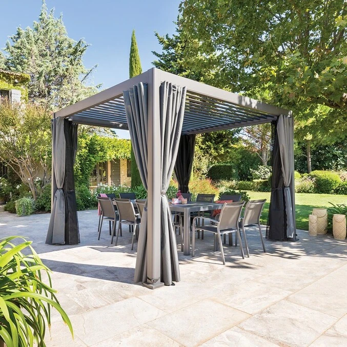 Pergola Evora Petit Modèle Graphite 1 Pergola Evora Petit Modèle Graphite