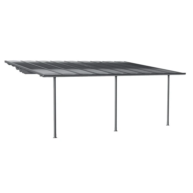 Pergola Adossée Belize Graphite 3 Pergola Adossée Belize Graphite – Image 3