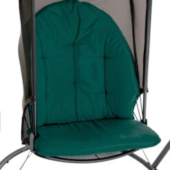 Fauteuil Oeuf Suspendu Pacha Bleu Canard 5 Fauteuil Oeuf Suspendu Pacha Bleu Canard -Maison du jardin Magasin 00W080110C