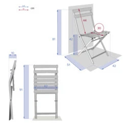 Lot De 2 Chaises De Jardin Pliantes Greensboro Gris Quartz 19 Lot De 2 Chaises De Jardin Pliantes Greensboro Gris Quartz -Maison du jardin Magasin 00W084946J