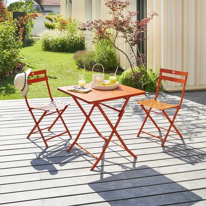 Table De Jardin Pliante Carrée Greensboro Terre Battue 1 Table De Jardin Pliante Carrée Greensboro Terre Battue