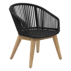 Lot De 2 Fauteuils De Jardin Batam Anthracite & Teck 8 Lot De 2 Fauteuils De Jardin Batam Anthracite & Teck -Maison du jardin Magasin 00W084998D