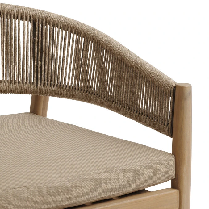 Lot De 2 Fauteuils De Jardin Tevio Miel 3 Lot De 2 Fauteuils De Jardin Tevio Miel – Image 3