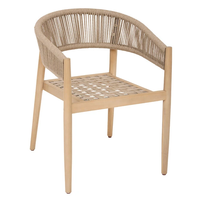 Lot De 2 Fauteuils De Jardin Tevio Miel 4 Lot De 2 Fauteuils De Jardin Tevio Miel – Image 4