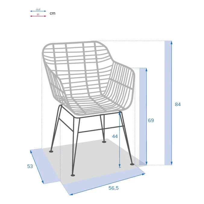 Lot De 2 Fauteuils De Jardin Lambada Sésame 4 Lot De 2 Fauteuils De Jardin Lambada Sésame – Image 4