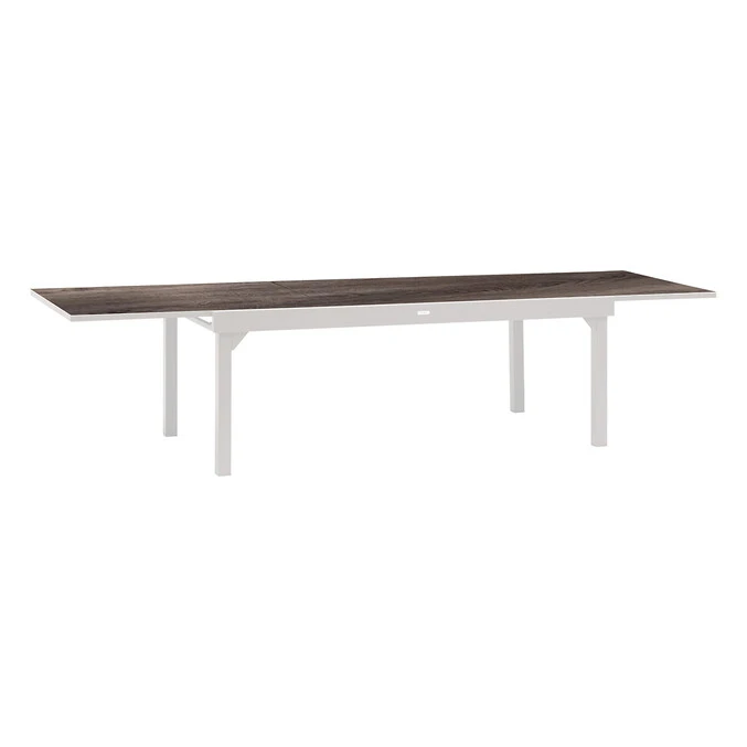 Table De Jardin Extensible Piazza Gris Smoke & Blanc 3 Table De Jardin Extensible Piazza Gris Smoke & Blanc – Image 3