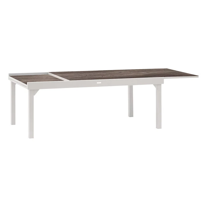 Table De Jardin Extensible Piazza Gris Smoke & Blanc 4 Table De Jardin Extensible Piazza Gris Smoke & Blanc – Image 4