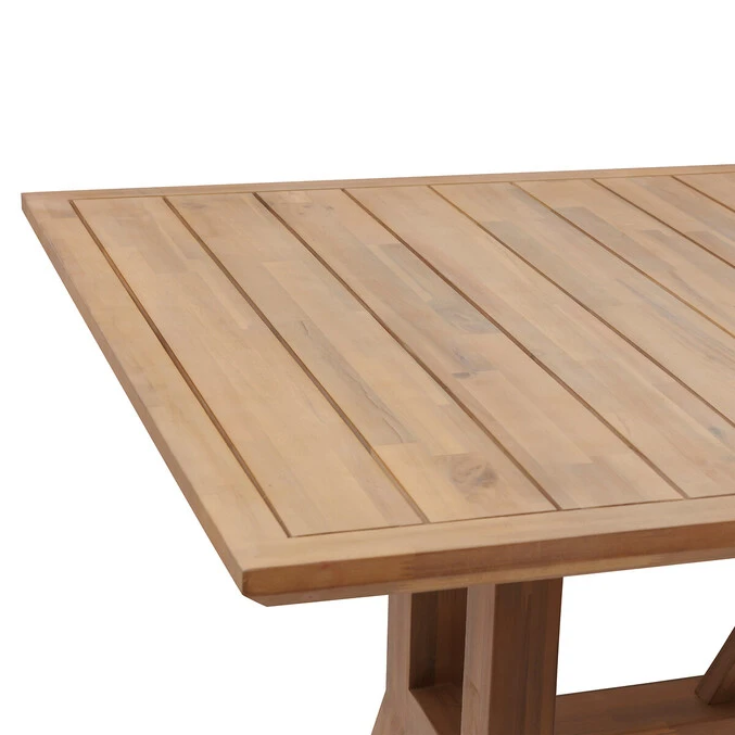 Table Haute De Jardin Rectangulaire Papouasie Acacia 3 Table Haute De Jardin Rectangulaire Papouasie Acacia – Image 3