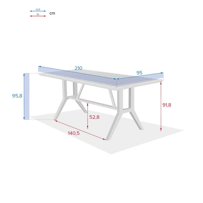 Table Haute De Jardin Rectangulaire Papouasie Acacia 5 Table Haute De Jardin Rectangulaire Papouasie Acacia – Image 5