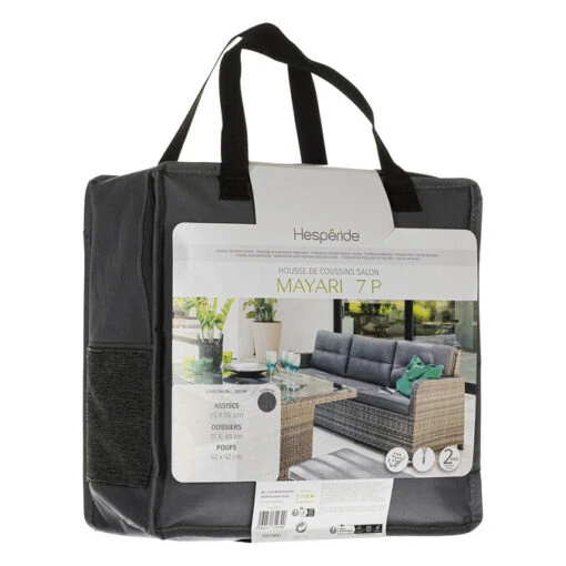 Housse De Coussin Pour Salon Mayari 7 Places Terre D'ombre