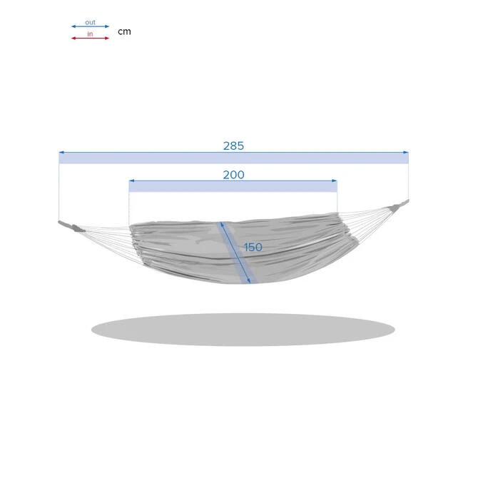 Toile De Hamac Double Yaqui Perle 2 Toile De Hamac Double Yaqui Perle – Image 2
