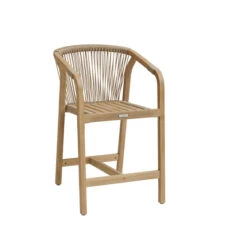 Lot De 2 Fauteuils Hauts De Jardin Papouasie Acacia & Taupe 7 Lot De 2 Fauteuils Hauts De Jardin Papouasie Acacia & Taupe -Maison du jardin Magasin 00W085082C