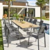 Table De Jardin Extensible Corvo Acacia & Graphite