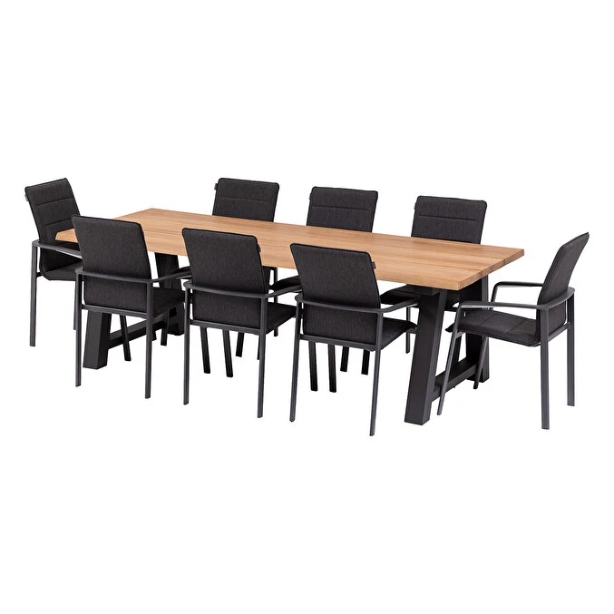 Table De Jardin Iruya Teck & Graphite 7 Table De Jardin Iruya Teck & Graphite – Image 7