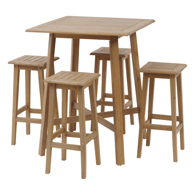 Table Haute De Jardin Tiwi Acacia 3 Table Haute De Jardin Tiwi Acacia – Image 3