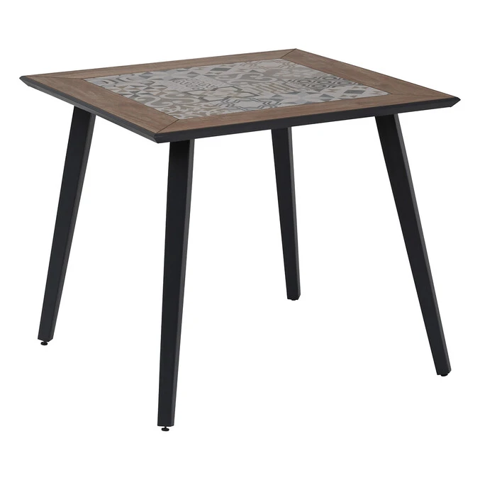 Table De Jardin Bistro Lambada Céramique & Graphite 2 Table De Jardin Bistro Lambada Céramique & Graphite – Image 2