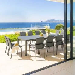 Table De Jardin Extensible Paradize Graphite 15 Table De Jardin Extensible Paradize Graphite -Maison du jardin Magasin 00W085116H