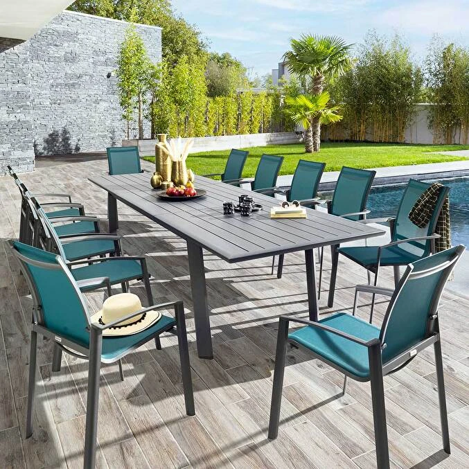 Table De Jardin Extensible Pavane Graphite 7 Table De Jardin Extensible Pavane Graphite – Image 7