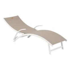 Transat Samba Noisette & Blanc 9 Transat Samba Noisette & Blanc -Maison du jardin Magasin 00W085134C
