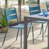 Chaise De Jardin Empilable Phuket Bleu Canard