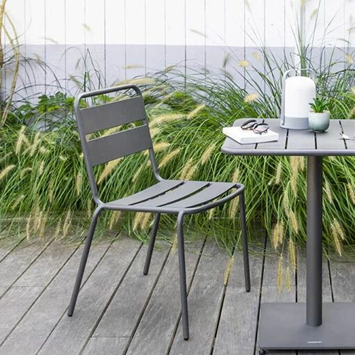Chaise De Jardin Empilable Phuket Graphite