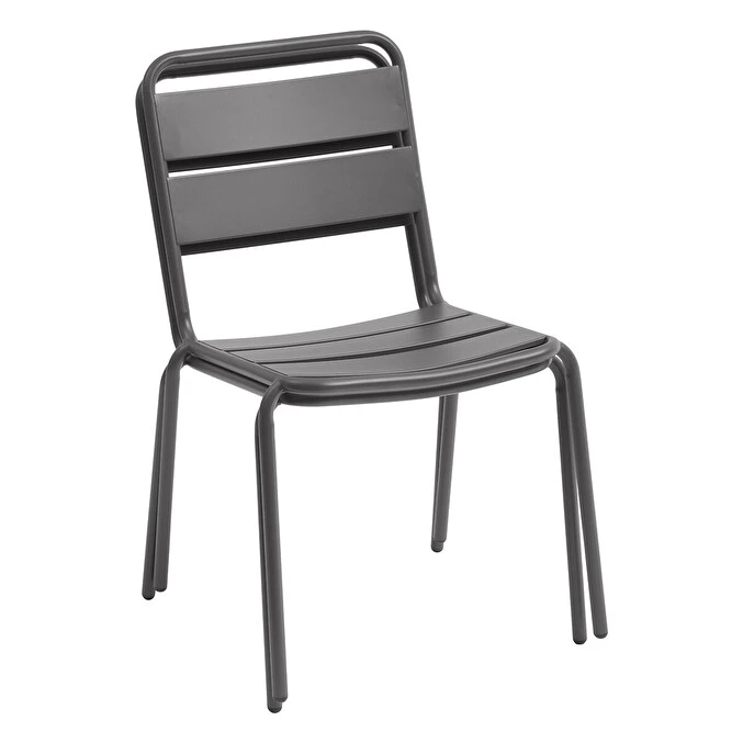 Chaise De Jardin Empilable Phuket Graphite 3 Chaise De Jardin Empilable Phuket Graphite – Image 3