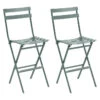 Lot De 2 Chaises Hautes Pliantes De Jardin Greensboro Vert Olive