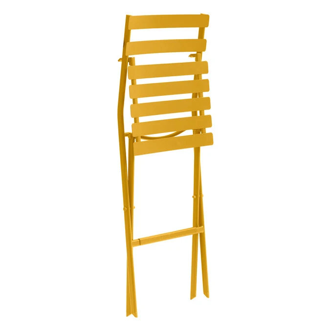 Lot De 2 Chaises Hautes Pliantes De Jardin Greensboro Jaune Moutarde 3 Lot De 2 Chaises Hautes Pliantes De Jardin Greensboro Jaune Moutarde – Image 3