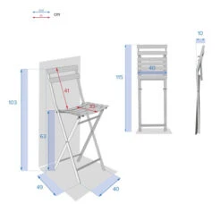 Lot De 2 Chaises Hautes Pliantes De Jardin Greensboro Jaune Moutarde 7 Lot De 2 Chaises Hautes Pliantes De Jardin Greensboro Jaune Moutarde -Maison du jardin Magasin 00W085150D