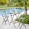 Table Haute Pliante De Jardin Greensboro Tonka
