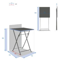 Table Haute Pliante De Jardin Greensboro Tonka 9 Table Haute Pliante De Jardin Greensboro Tonka -Maison du jardin Magasin 00W085152E