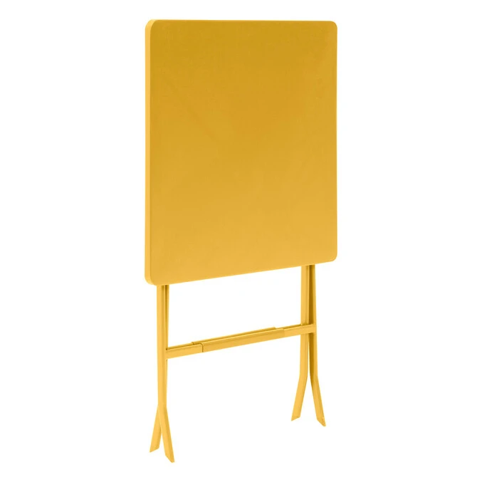 Table Haute Pliante De Jardin Greensboro Jaune Moutarde 4 Table Haute Pliante De Jardin Greensboro Jaune Moutarde – Image 4